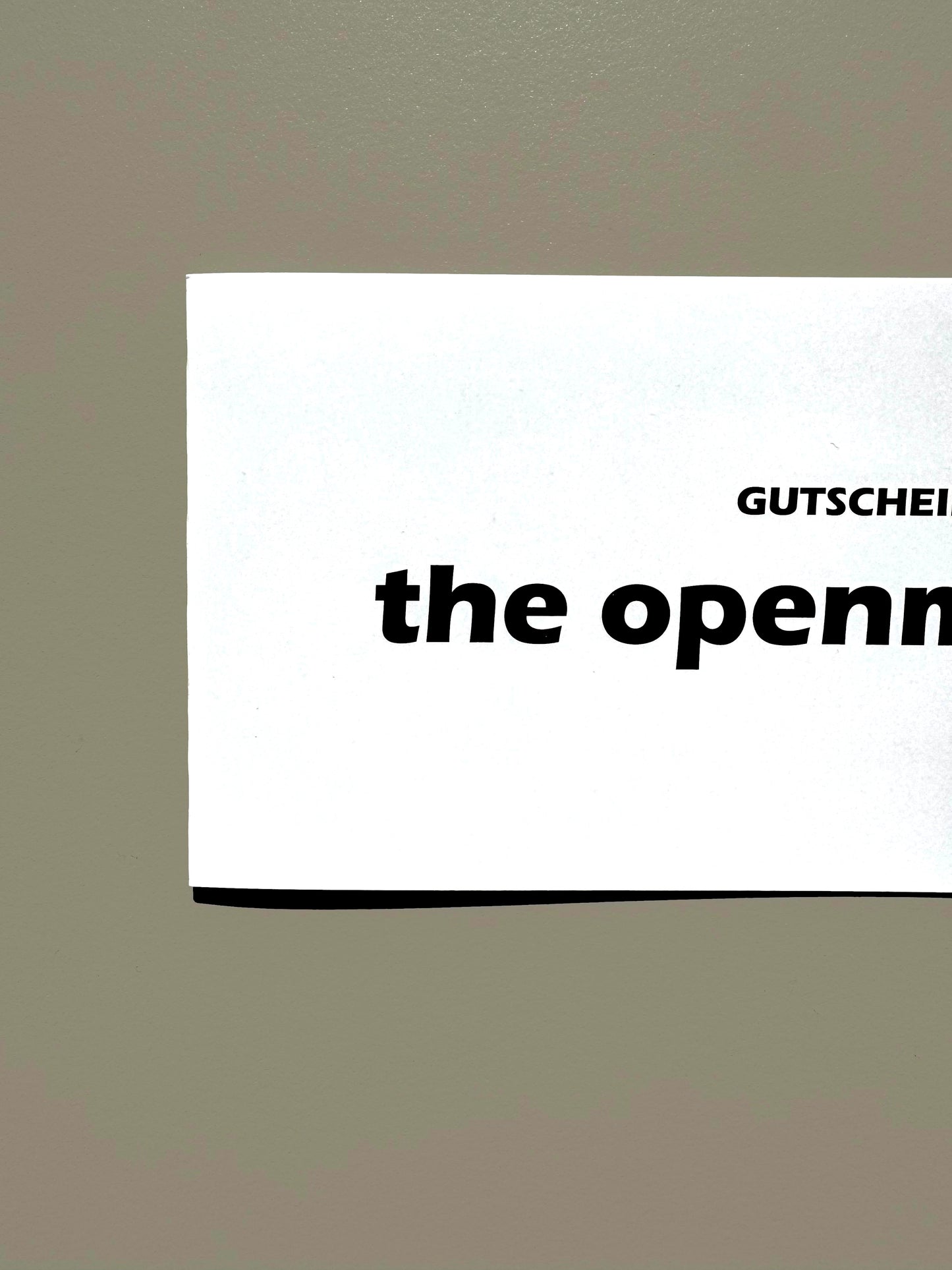 the openminded Gutscheine