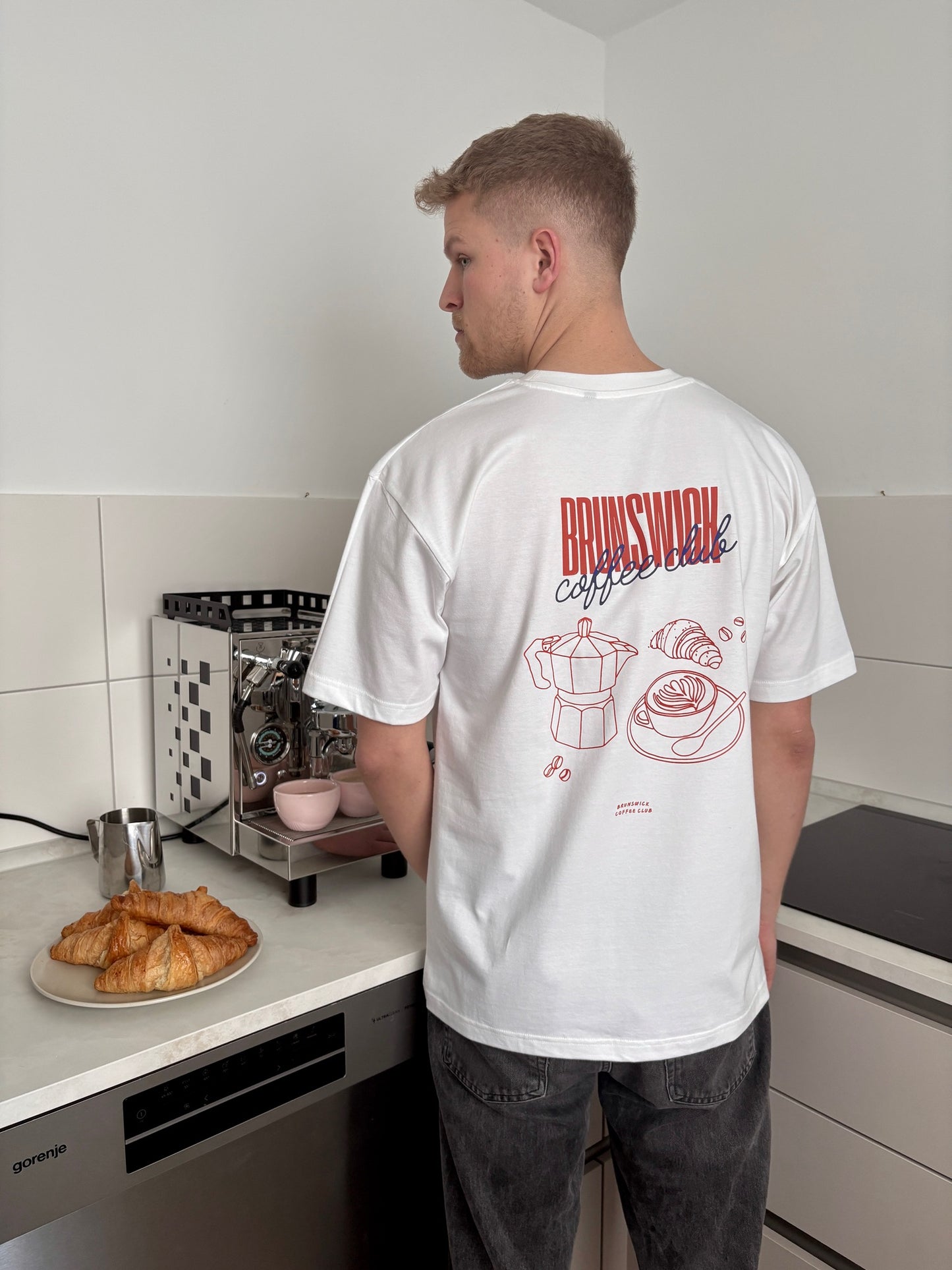 BRUNSWICK COFFEE CLUB T-SHIRT ORANGE EDITION
