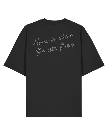 HOME IS WHERE THE ELBE FLOWS T-SHIRT OVERSIZED