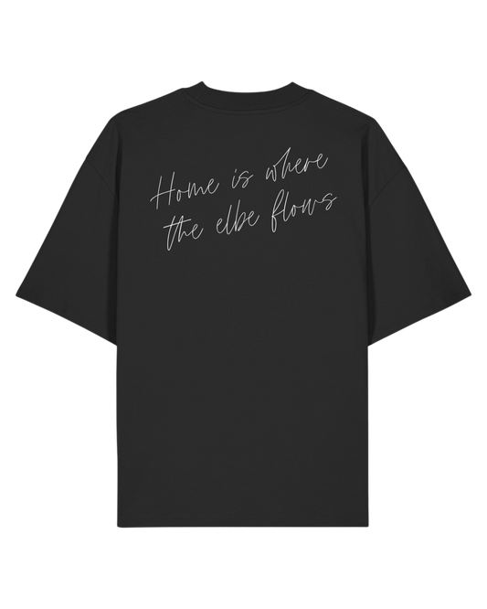 HOME IS WHERE THE ELBE FLOWS T-SHIRT OVERSIZED