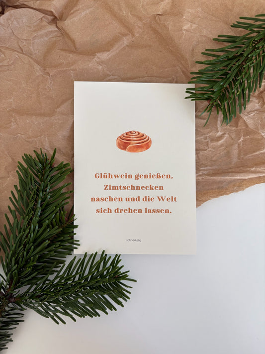 GLÜHWEIN UND ZIMTSCHNECKEN