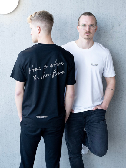 HOME IS WHERE THE OKER FLOWS T-SHIRT