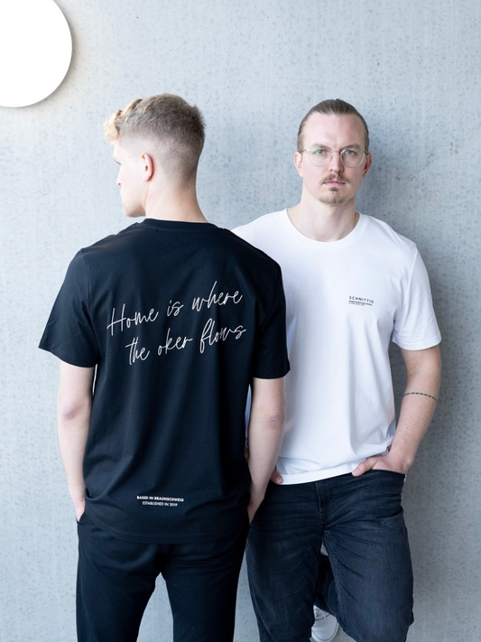 HOME IS WHERE THE OKER FLOWS T-SHIRT