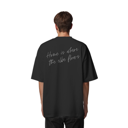 HOME IS WHERE THE ELBE FLOWS T-SHIRT OVERSIZED