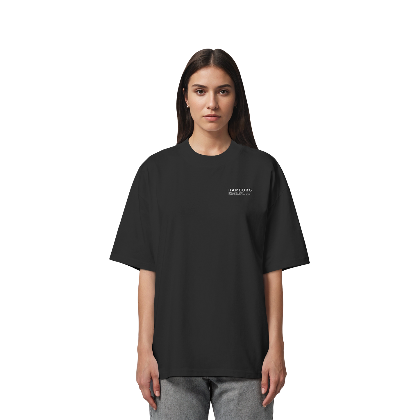 HOME IS WHERE THE ELBE FLOWS T-SHIRT OVERSIZED